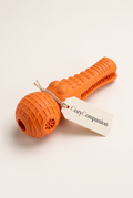 Gnaw orange dental chew toy