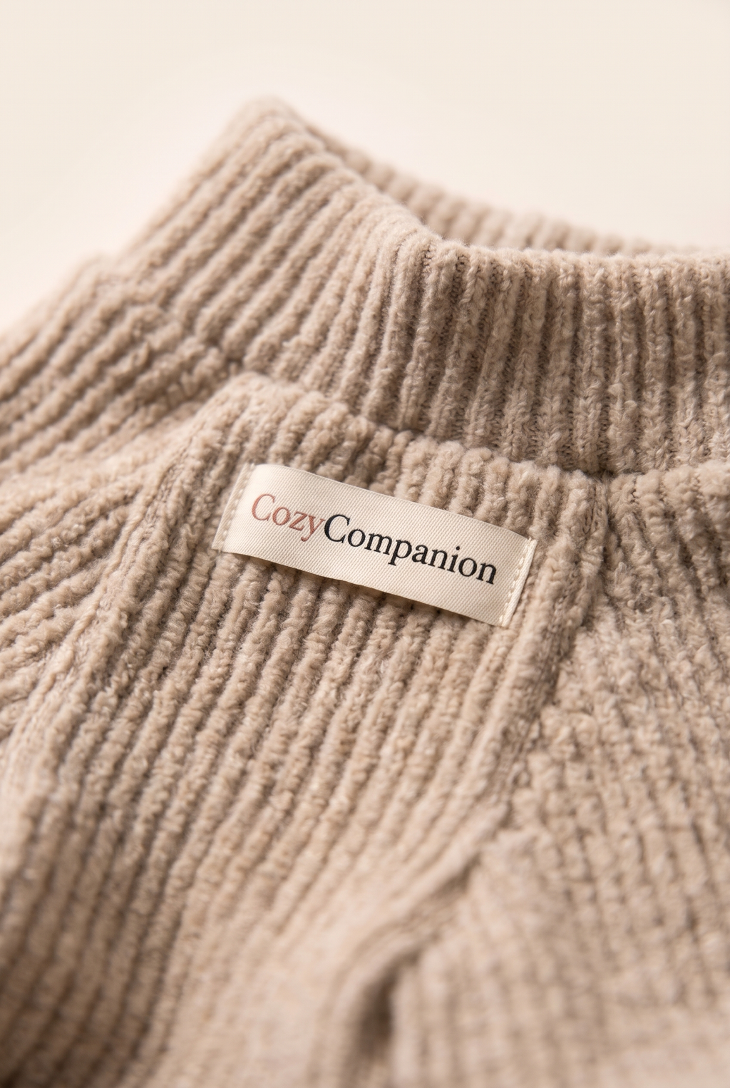 Close-up detail of the Knit