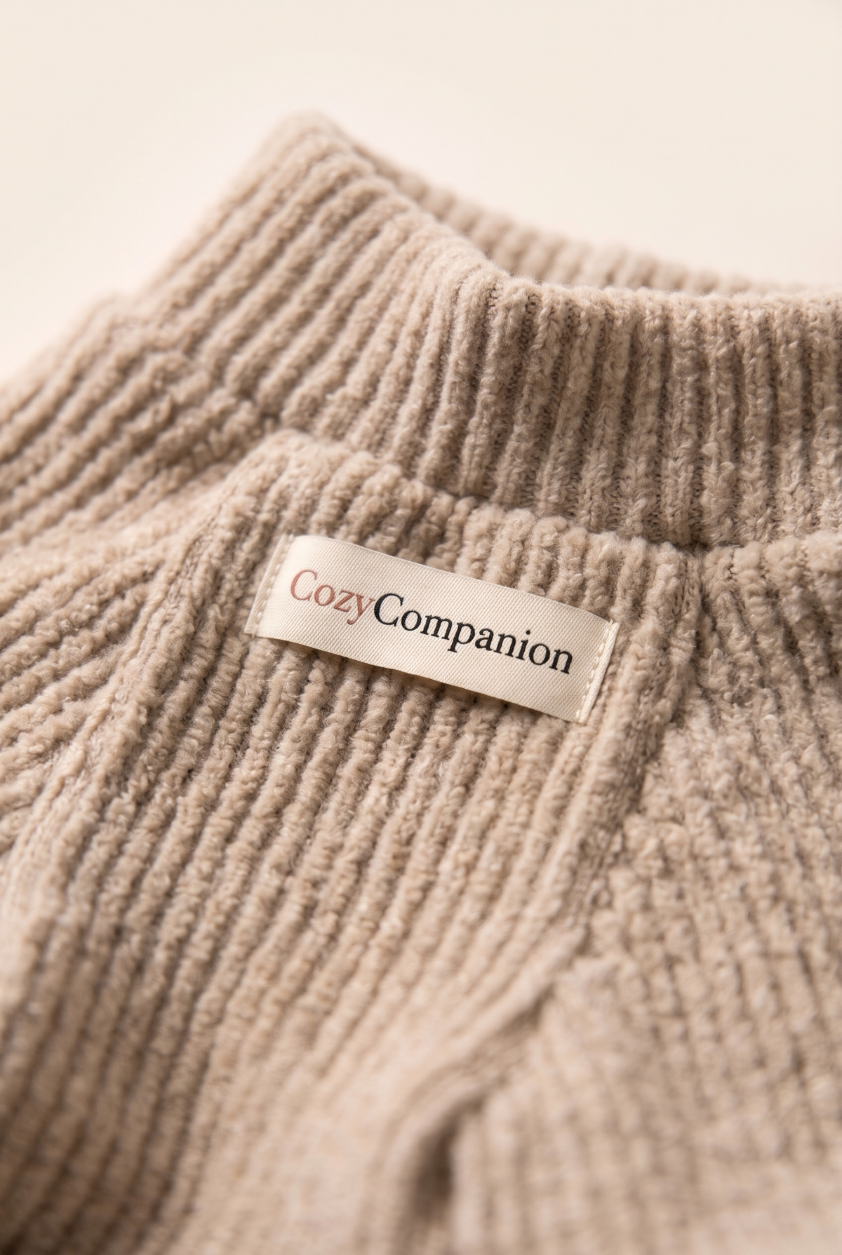 Close-up detail of the Knit