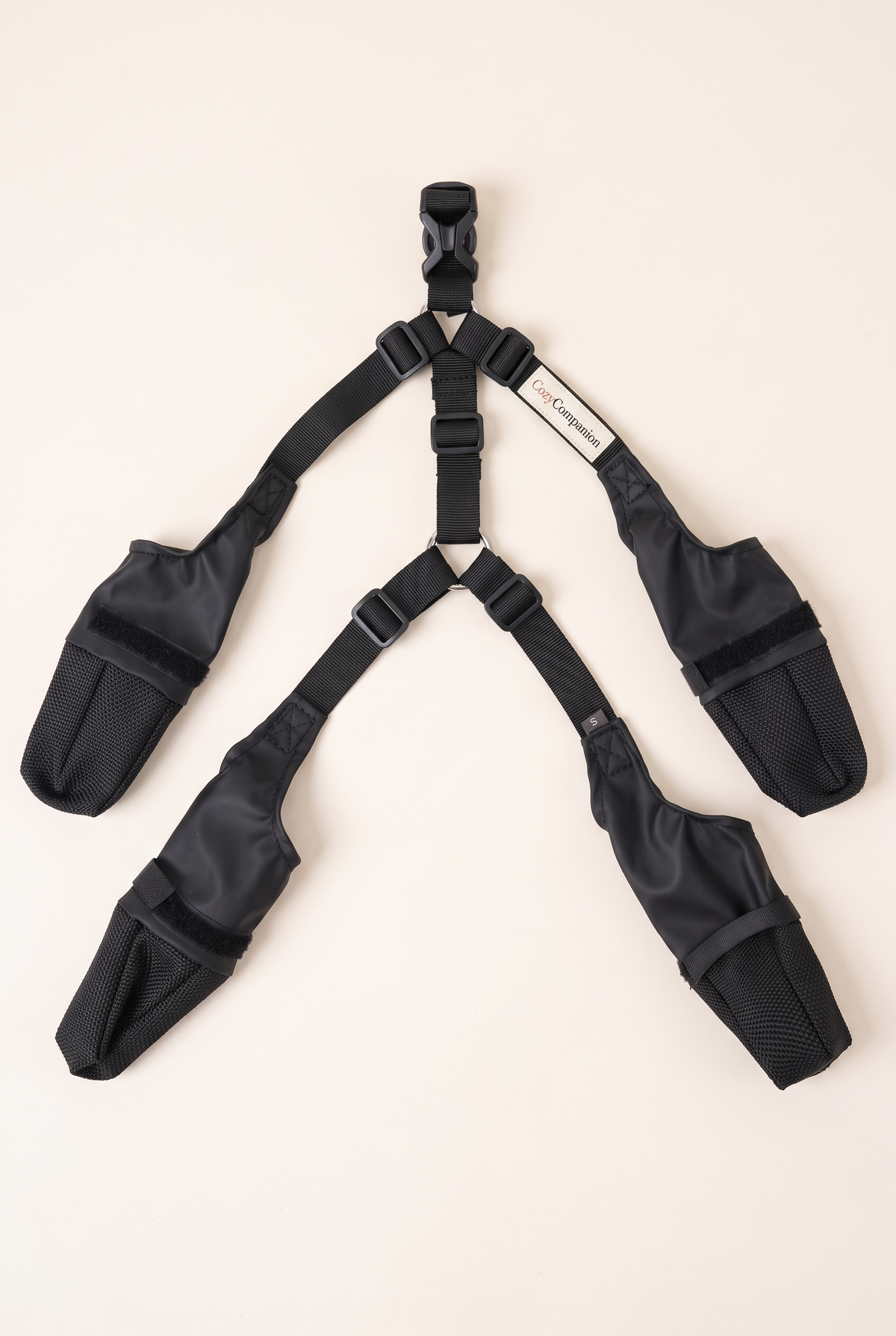 Puddle suspender dog boots