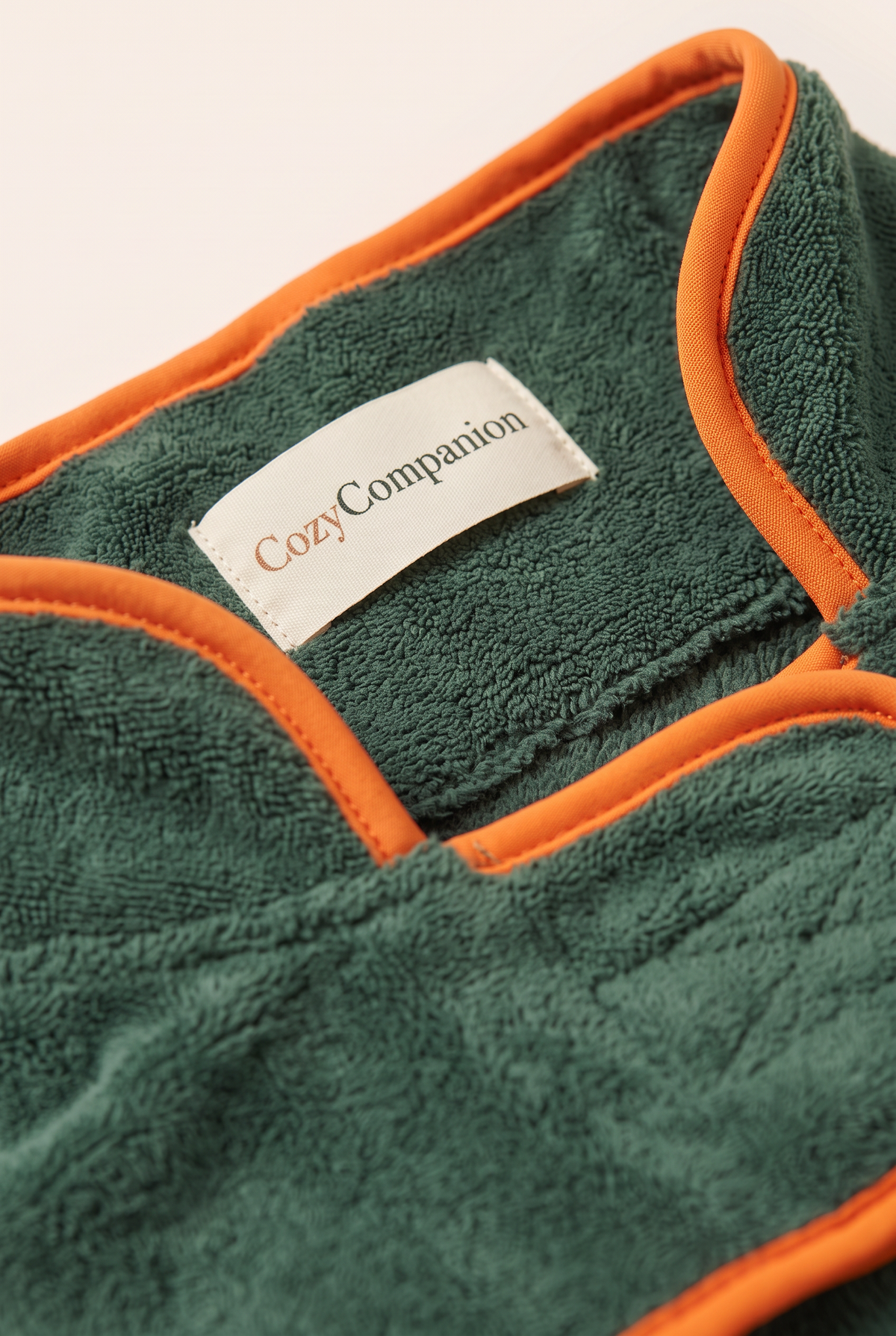 Close-up detail of the Splash bathrobe