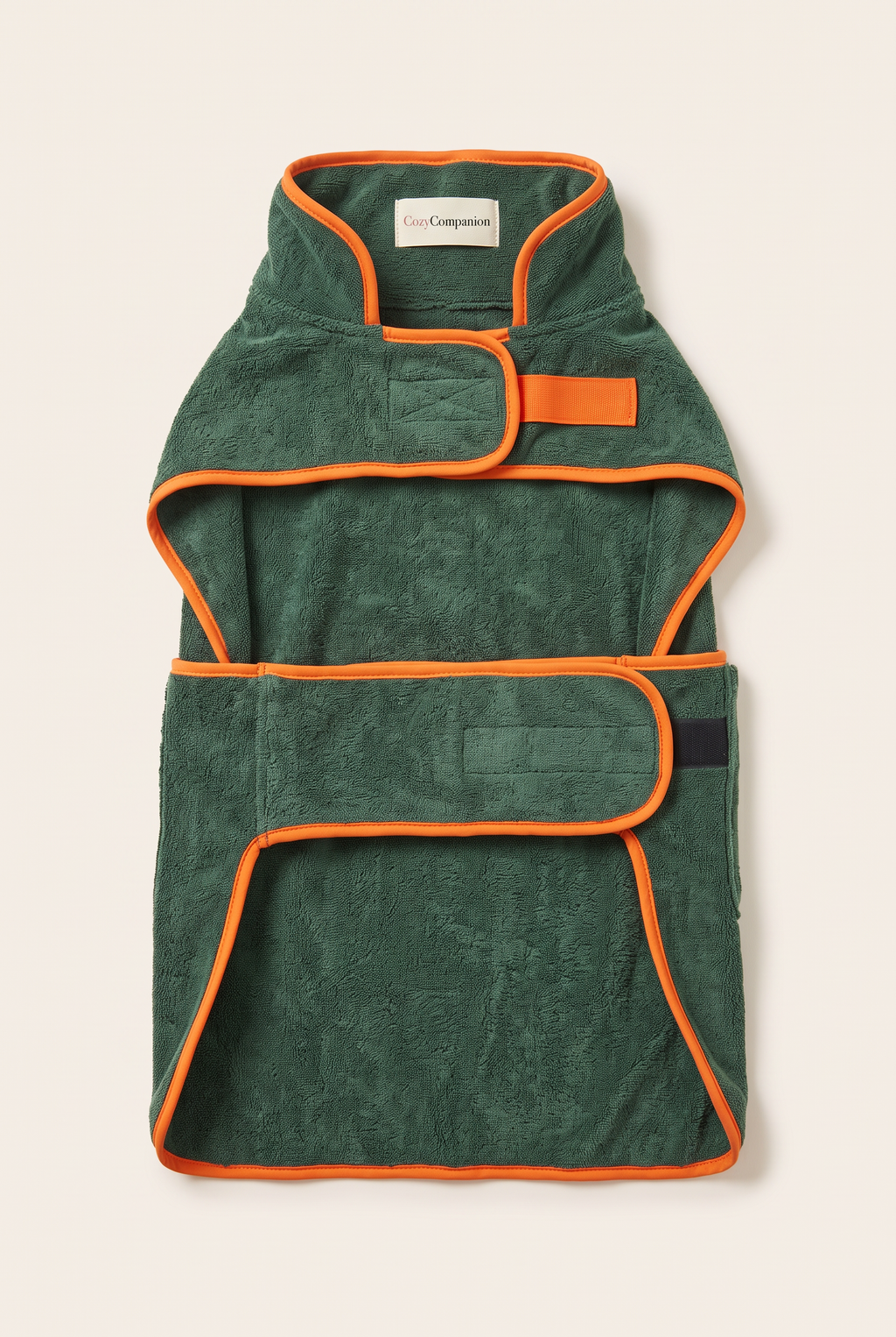 Splash quick-dry dog bathrobe in green