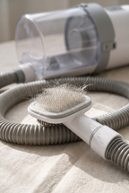 Sweep grooming vacuum kit brush attachment close-up