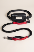 Trail hands-free dog leash with waist belt